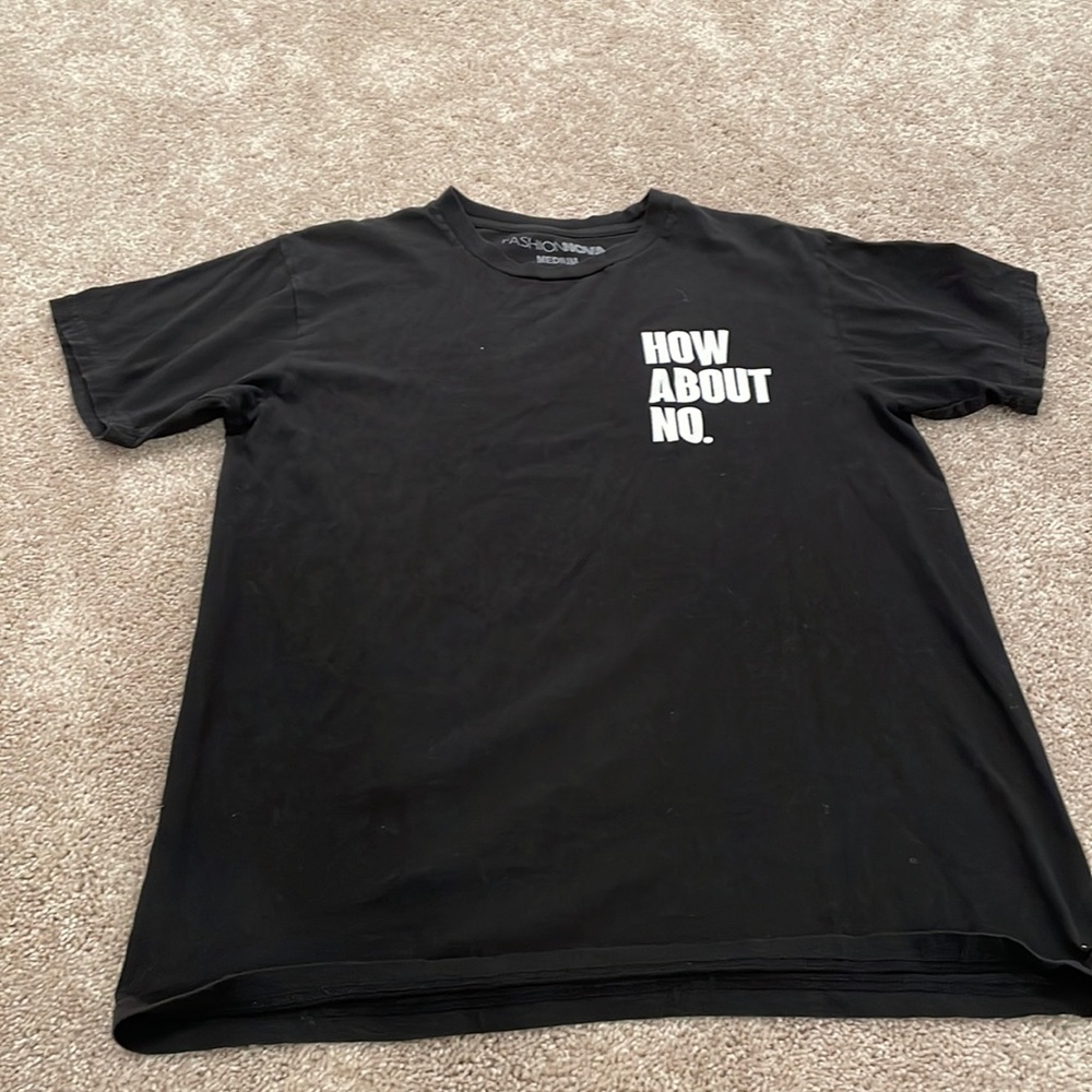 Black Graphic T shirt